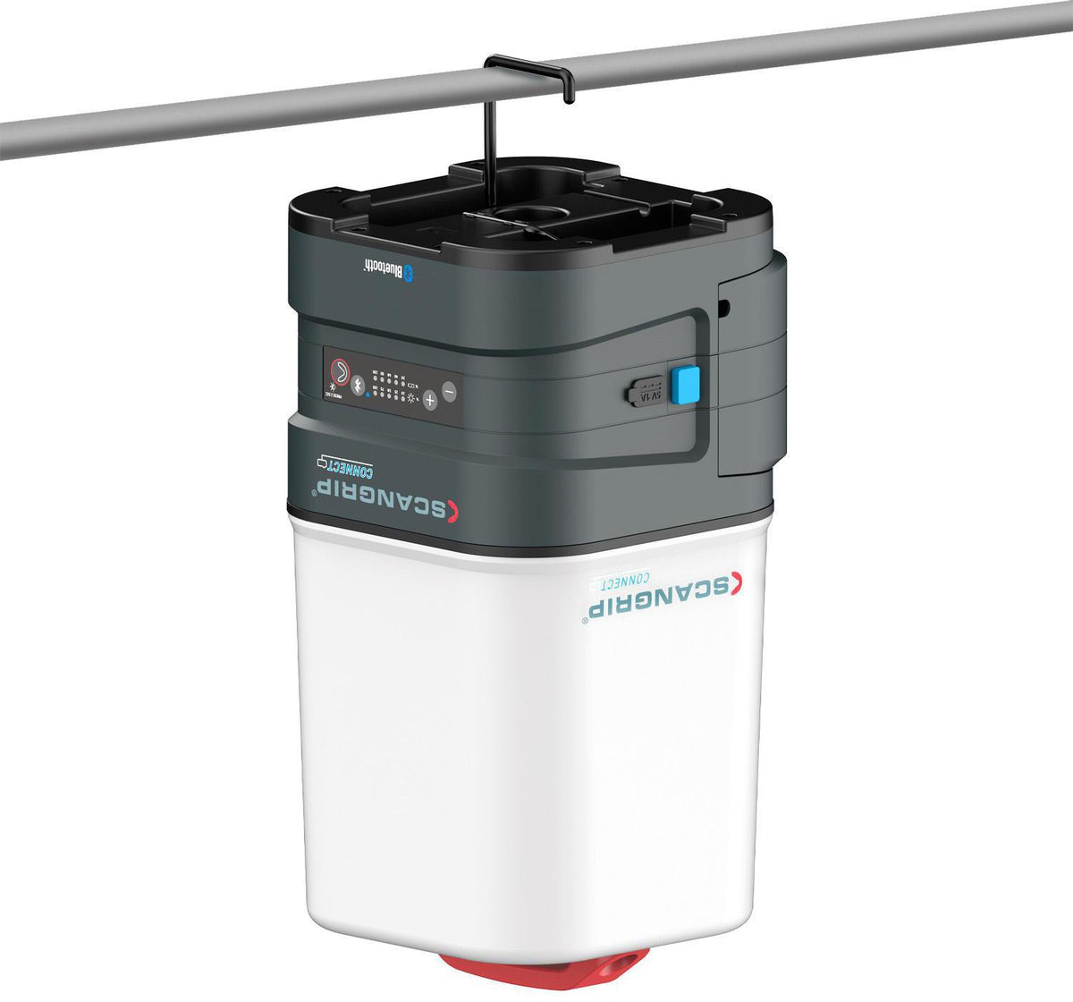 SCANGRIP LED-Strahler AREA 10 CONNECT 84 W 1000-10000 lm IP65 – 360° Arbeitsleuchte mit App-Steuerung