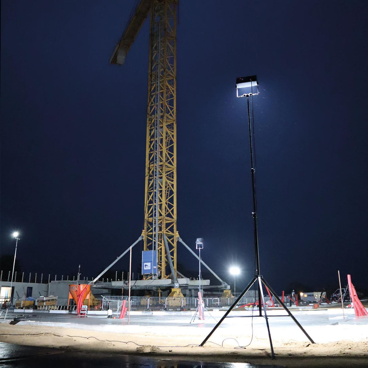 SCANGRIP SITE LIGHT 40 LED-Strahler 315 W, 10000-40000 lm, IP65, Bluetooth, 10 m Kabel