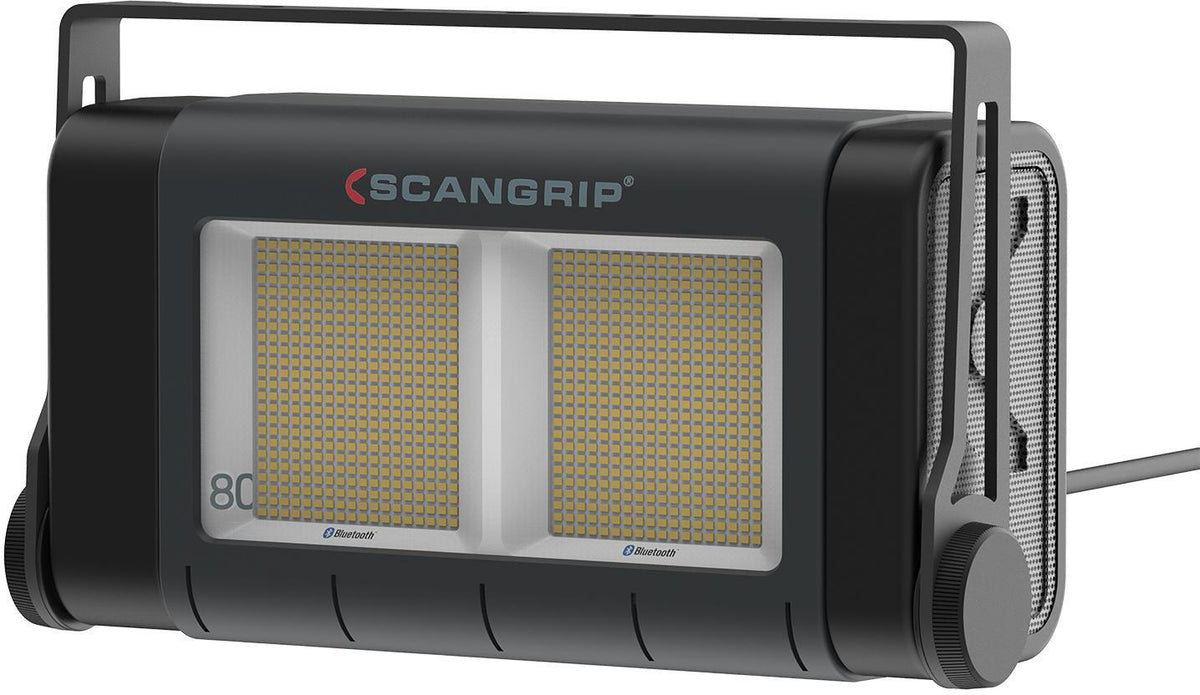 SCANGRIP SITE LIGHT 40 LED-Strahler 315 W, 10000-40000 lm, IP65, Bluetooth, 10 m Kabel