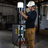 SCANGRIP LED-Strahler AREA 10 CONNECT 84 W 1000-10000 lm IP65 – 360° Arbeitsleuchte mit App-Steuerung