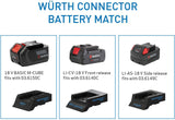 SCANGRIP Akku-Adapter SMART CONNECTOR für Bosch/Ampshare – 18-V-Akkus an CONNECT-Leuchten