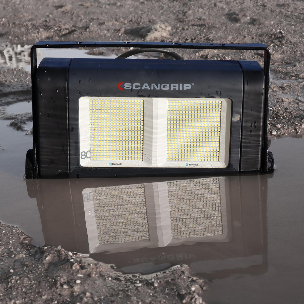 SCANGRIP SITE LIGHT 40 LED-Strahler 315 W, 10000-40000 lm, IP65, Bluetooth, 10 m Kabel