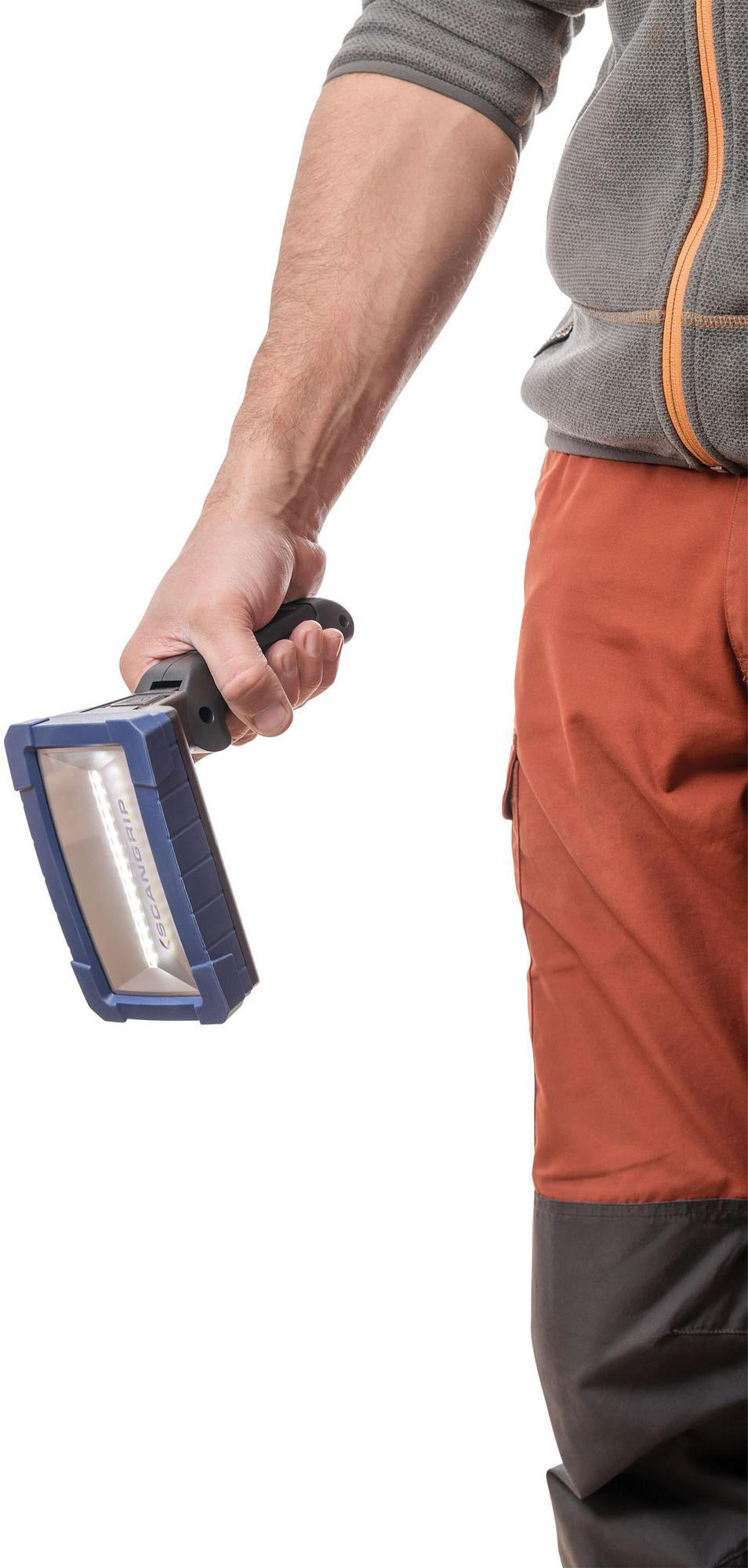SCANGRIP STAR LED-Akkuhandleuchte 500/1000 lm, 3,7 V 5200 mAh Li-Ion, IP65