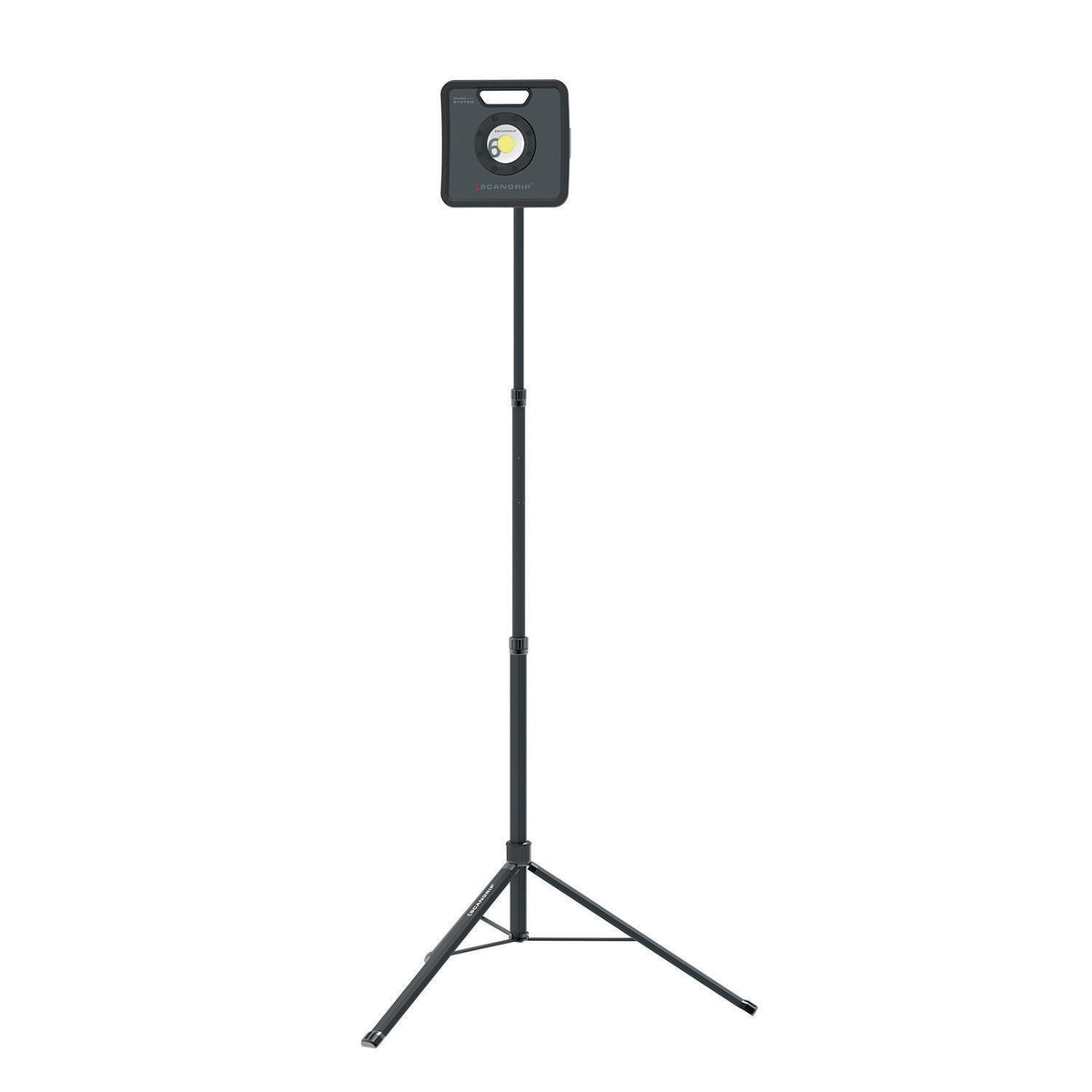 SCANGRIP TRIPOD 2m Stativ für Arbeitsleuchten – höhenverstellbar 0,9–2 m, Quick Release