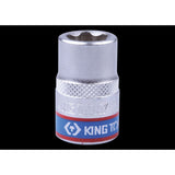 KING TONY Profi-Werkzeuge - 1/2" 6-Kant Steckschlüssel-Set 9AW4901