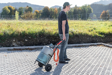 ROTHENBERGER INDUSTRIAL Flaschentransportwagen L485xB500xH1020mm max. 30 kg für 5-11 kg Propangasflasche