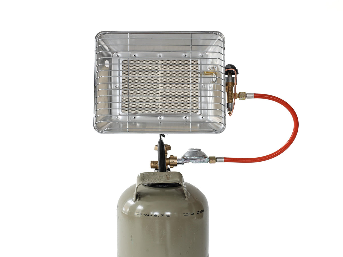 ROTHENBERGER INDUSTRIAL Gas-Heizstrahler 2,7-4,2 kW, 50 mbar, inkl. Regler & Schlauch