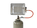 ROTHENBERGER INDUSTRIAL Gas-Heizstrahler 2,7-4,2 kW, 50 mbar, inkl. Regler & Schlauch