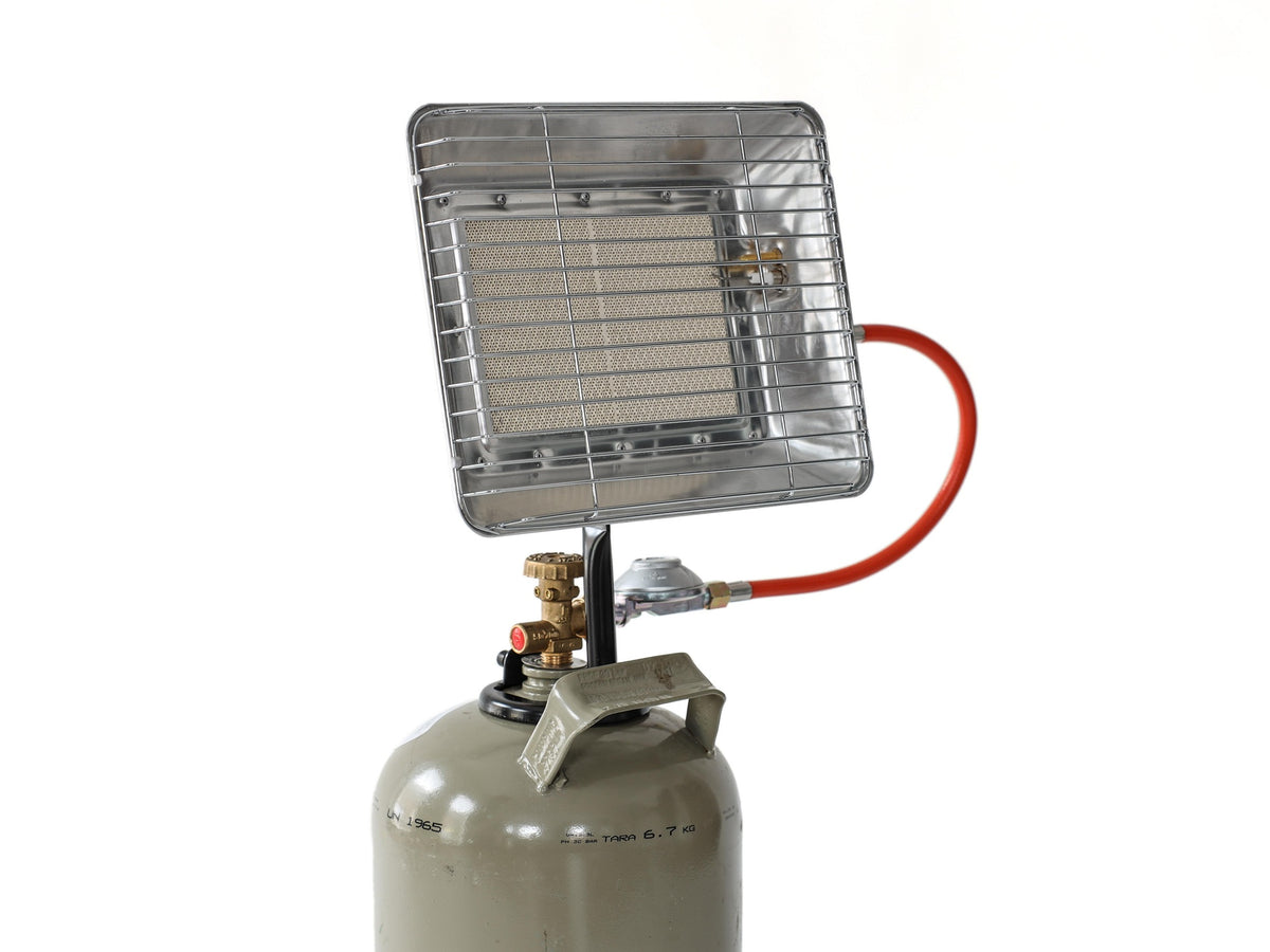 ROTHENBERGER INDUSTRIAL Gas-Heizstrahler 2,7-4,2 kW, 50 mbar, inkl. Regler & Schlauch