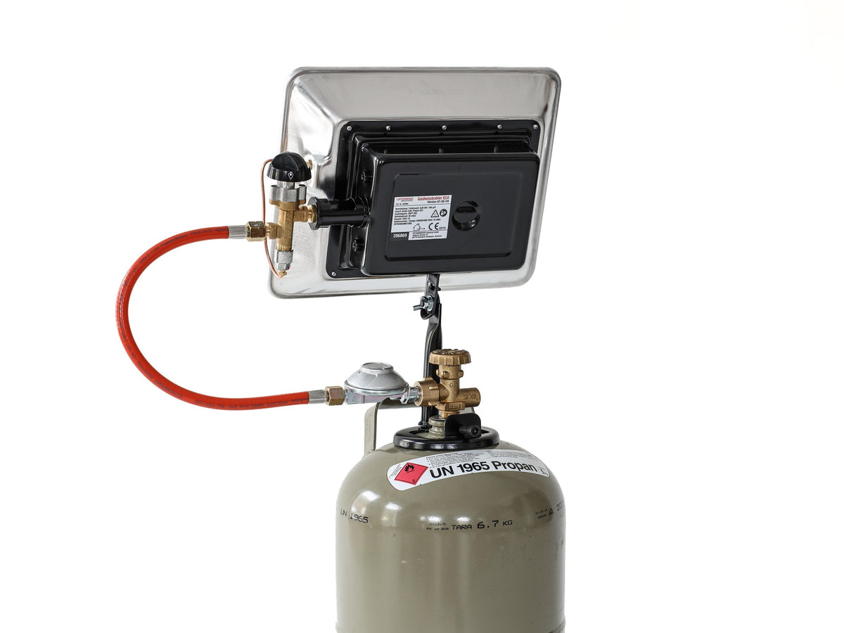 ROTHENBERGER INDUSTRIAL Gas-Heizstrahler 2,7-4,2 kW, 50 mbar, inkl. Regler & Schlauch