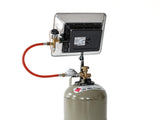 ROTHENBERGER INDUSTRIAL Gas-Heizstrahler 2,7-4,2 kW, 50 mbar, inkl. Regler & Schlauch