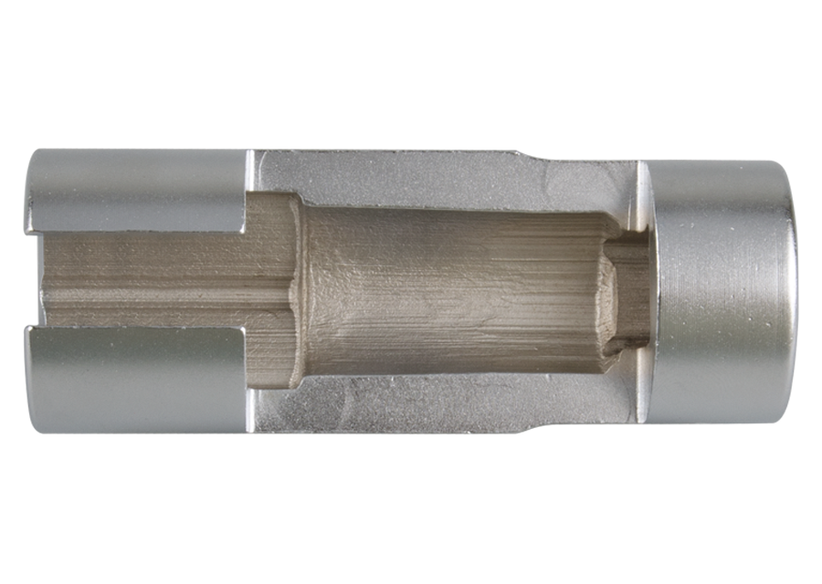 KING TONY Profi-Werkzeuge - 1/2" Steckschlüssel für Lambdasonden - 22 mm 9AJ4322D