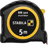 STABILA Taschenrollbandmaß BM 300 L.8m B.27mm mm/mm EG II PC-ABS/TPE EASY-CLIP STABIL