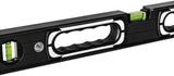 STABILA Wasserwaagenset 196-2 Dark Shadow 2-teilig, 61 cm + 122 cm, extrasteifes Aluminium-Profil