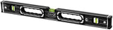 STABILA Wasserwaagenset 196-2 Dark Shadow 2-teilig, 61 cm + 122 cm, extrasteifes Aluminium-Profil
