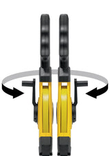 STABILA Rahmenbandmaß LBM 1000 STEEL – 100 m Stahlband, EG II, Y-Rahmen, Softgrip