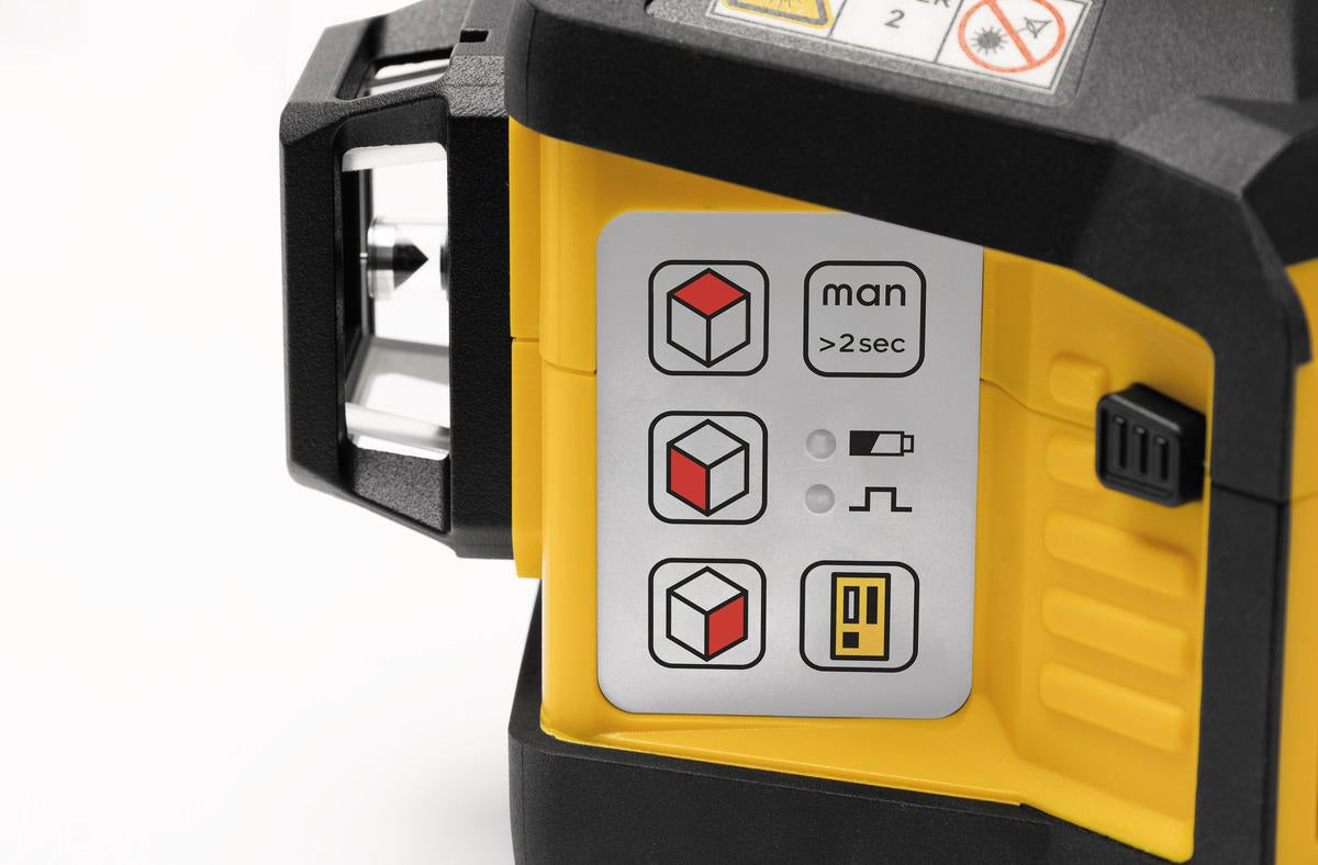 STABILA Multilinienlaser LAX 600 mit 3x 360°-Laserlinien, ± 0,3 mm/m, 30 m, IP65