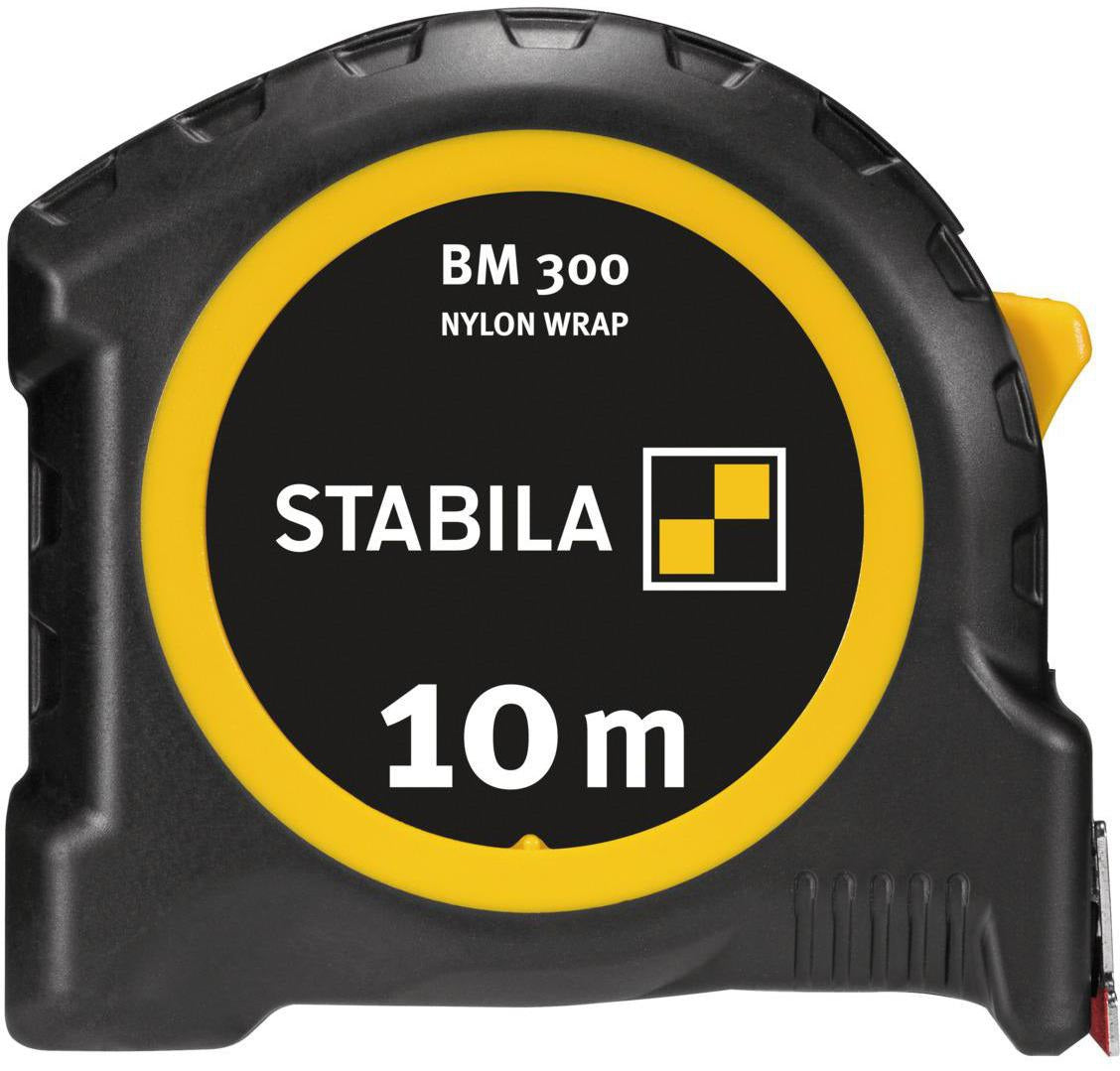 STABILA Taschenrollbandmaß BM 300 L.8m B.27mm mm/mm EG II PC-ABS/TPE EASY-CLIP STABIL