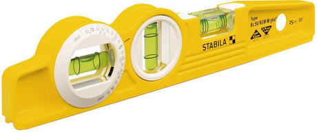 STABILA Torpedowasserwaage 81 SV REM W360 25 cm Aluminium gelb mit Gürteltasche