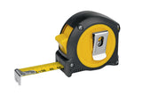 STABILA Taschenrollbandmaß BM 100 – 5 m, EG II, ABS/TPE, Metall-Clip