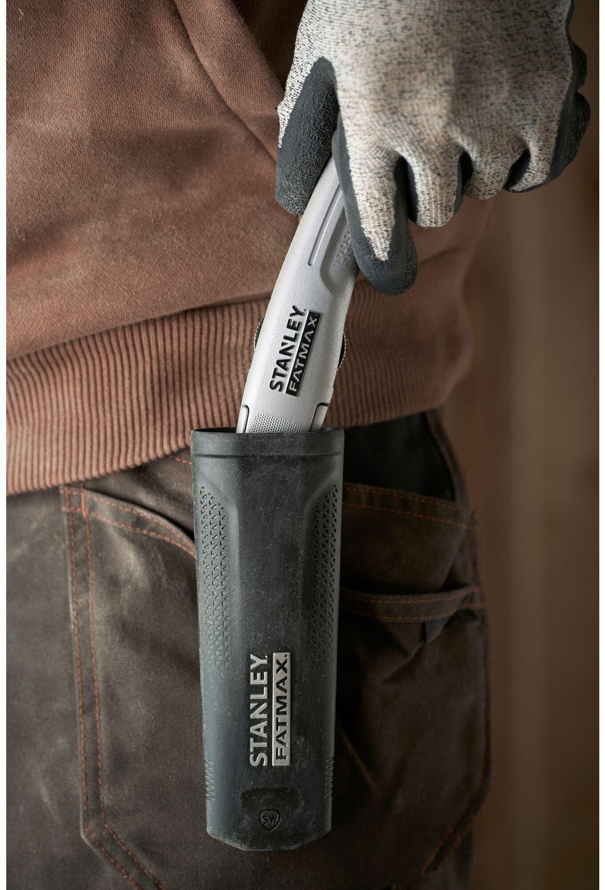 Universalmesser FatMax von Stanley – 19 mm Klinge, 165 mm, mit Klingenspeicher