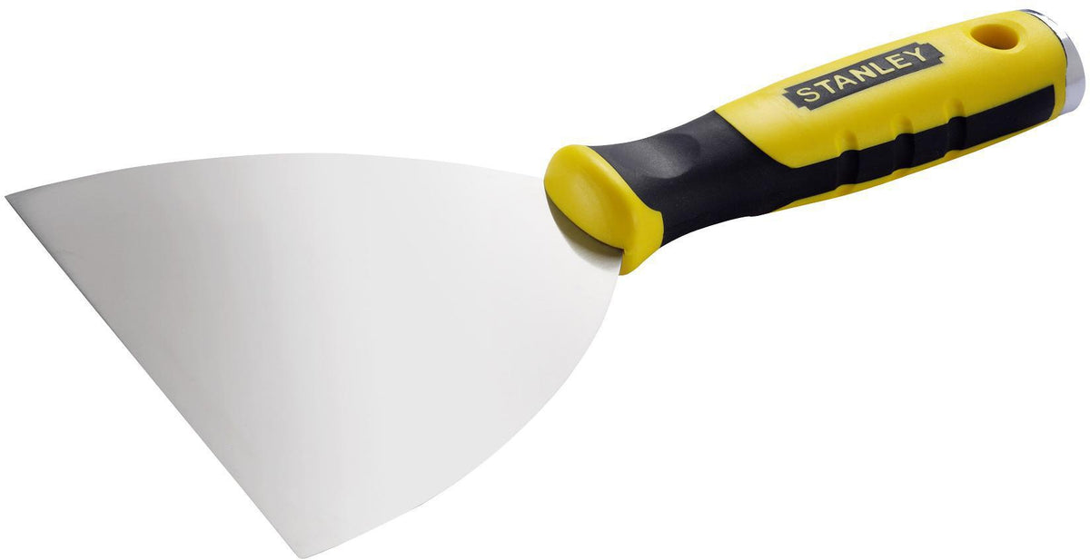 STANLEY Fugenspachtel 125 mm mit Zweikomponentengriff und rostfreier Klinge