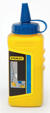 STANLEY Schlagschnurkreide 225g rot – wasserfest & schwer löslich in Kunststoffflasche