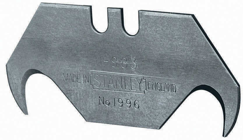STANLEY Hakenklinge 2-11-983, 50 x 19 x 0,65 mm, ohne Lochung, 10 Stück im Spender
