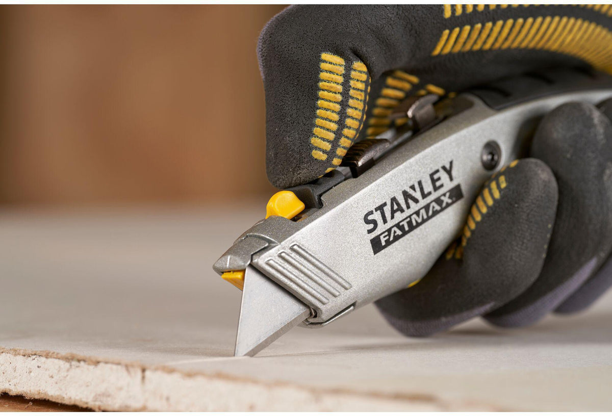 STANLEY FATMAX® PRO 2-IN-1 Universalmesser 180 mm einziehbar mit Haken- und Trapezklinge