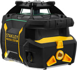 STANLEY Rotationslaser FatMax RL750L mit Detektor – 600 m Reichweite, grüner Laser, IP66