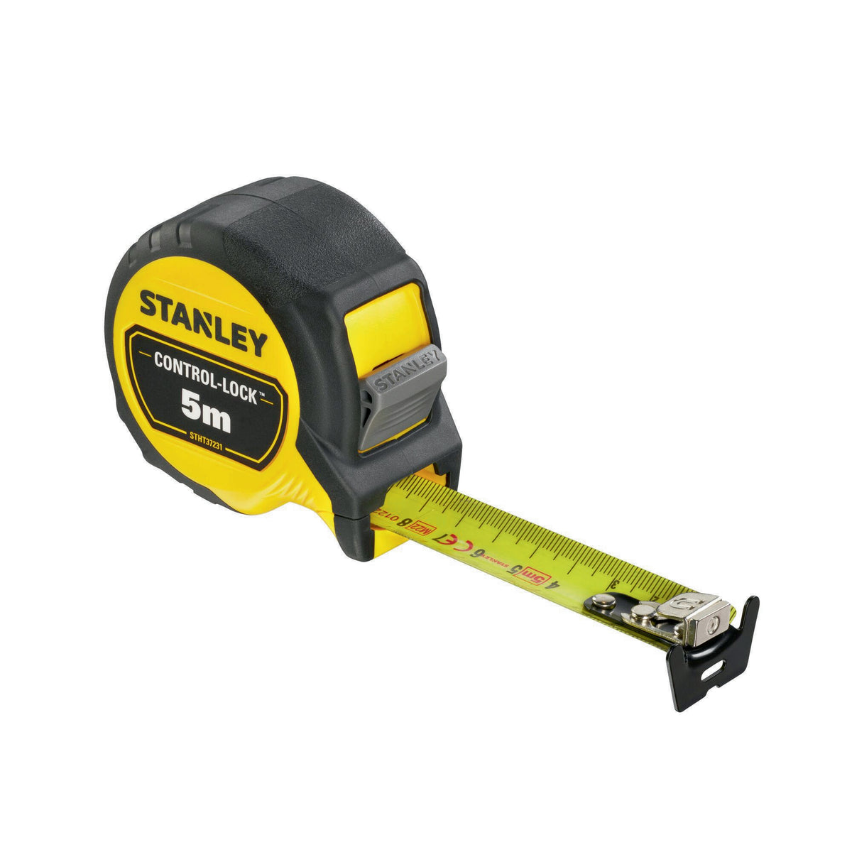 STANLEY Taschenrollbandmaß Compact Pro 10 m – EG II Genauigkeit, BladeArmor®-Beschichtung
