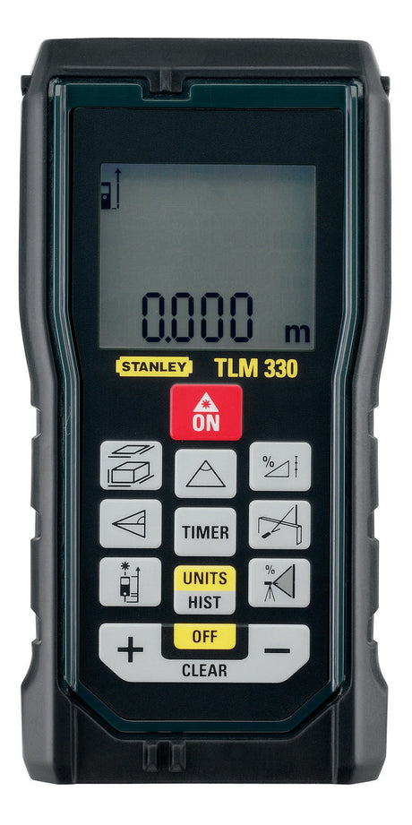 STANLEY Laserentfernungsmesser TLM 330s – 0,05–100 m, ±1,5 mm/10m, IP54, Bluetooth