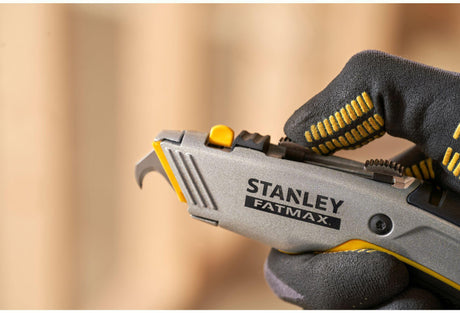STANLEY FATMAX® PRO 2-IN-1 Universalmesser 180 mm einziehbar mit Haken- und Trapezklinge