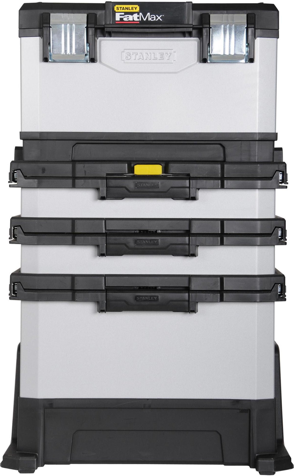 STANLEY Rollende Werkstatt B568xT389xH893mm Kunststoff und Metall mit abnehmbarer Werkzeugbox