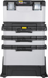 STANLEY Rollende Werkstatt B568xT389xH893mm Kunststoff und Metall mit abnehmbarer Werkzeugbox