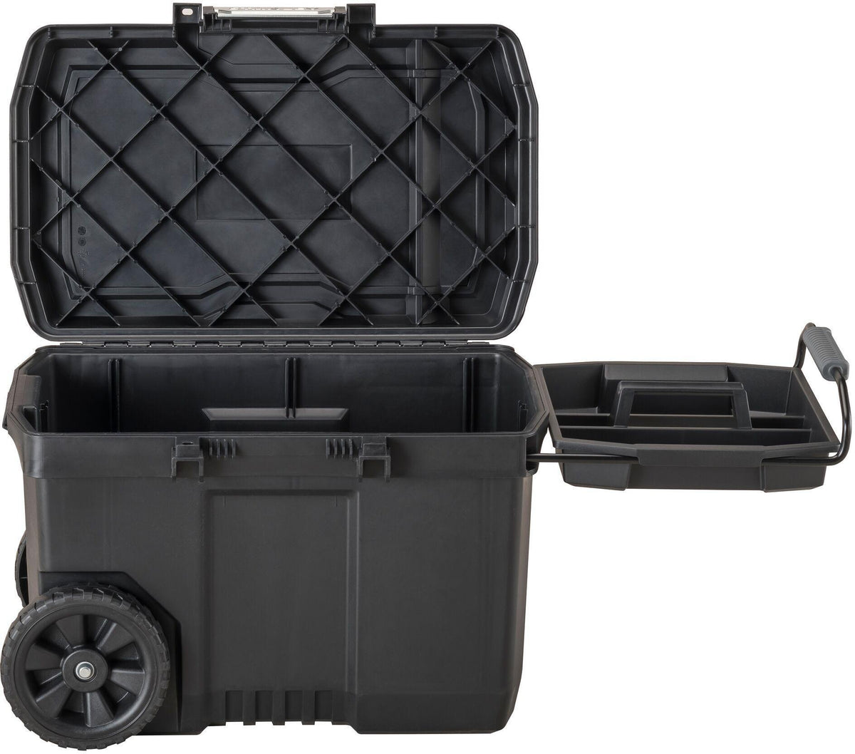 STANLEY Montagebox fahrbar 52 l mit Teleskopgriff und IP53-Schutz
