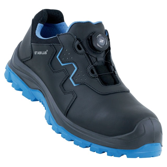 STABILUS Sicherheitsschuh ALEX LOW BLUE TWIST S3S ESD – Metallfreier Halbschuh mit Fiberglaskappe