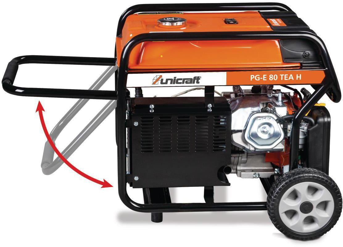 UNICRAFT Stromerzeuger PG-E 80 TEA 6,5 kW Benzin mit AVR und E-Start