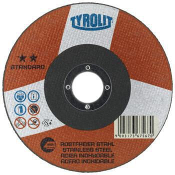 TYROLIT Trennscheibe STANDARD 125 x 1,0 mm für Edelstahl