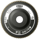 TYROLIT Fächerscheibe PREMIUM LONGLIFE Ø125 mm K40 Zirkonkorund für Stahl