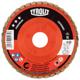 TYROLIT PREMIUM CERAMIC Fächerscheibe Ø125 mm K40 für Edelstahl
