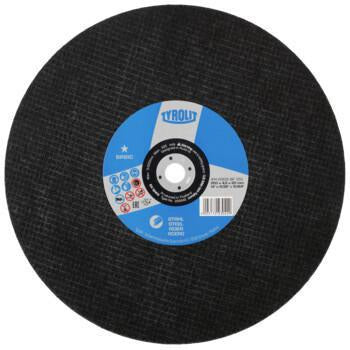 TYROLIT Trennscheibe BASIC D350x4mm ger. Bohr. 22,23mm – 10 Stück für Stahl und große Querschnitte
