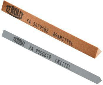 TYROLIT Schleiffeile 9011 vierkant 100 mm x 10 mm, 89A fein – für Stahl und Edelstahl