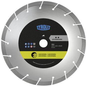TYROLIT Diamanttrennscheibe DCU 125 mm für universelle Baumaterialien