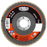 TYROLIT Fächerscheibe PREMIUM CERAMIC Ø125 mm K40 – Für Edelstahl