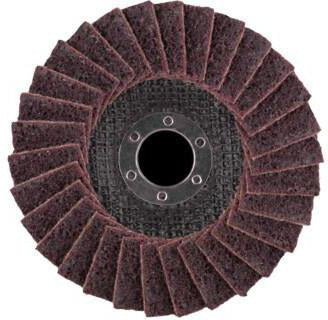 TYROLIT Polierscheibe PREMIUM CONDITIONING 125 mm coarse – 5 Stück für Stahl, Edelstahl & Aluminium
