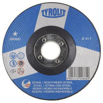 TYROLIT Schruppscheibe BASIC 125 x 6 mm, Körnung 30, 2in1, 10er-Pack