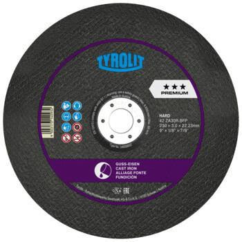 TYROLIT PREMIUM FOCUR EXTRA Trennscheibe 230x3mm für Guss – 25 Stück