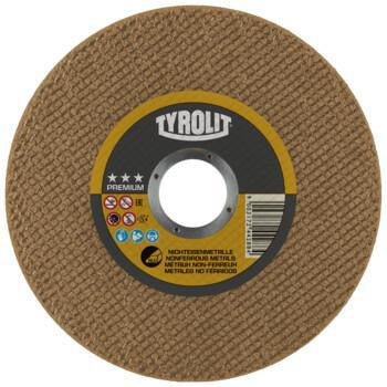 TYROLIT Trennscheibe Premium D125 x 1 mm für NE-Metalle, 25 Stück, Bohrung 22,23 mm