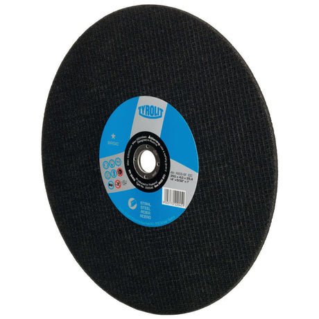 TYROLIT Trennscheibe BASIC D350x4mm ger. Bohr. 22,23mm – 10 Stück für Stahl und große Querschnitte
